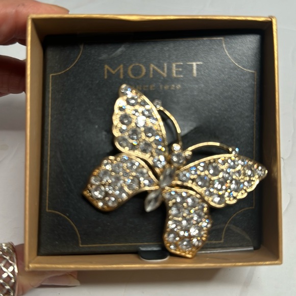 MONET BUTTERFLY BROOCH - Picture 1 of 6